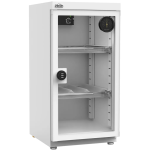 Acalava ALDB-JC50L-WH 50L 櫃內旋鈕無極調節濕度 無須電池濕度掛錶 金屬密碼轉舌鎖 防潮箱 (白色)